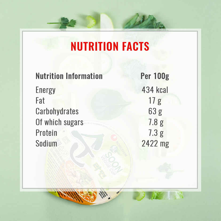 Nongshim Soon Veggie Ramyun