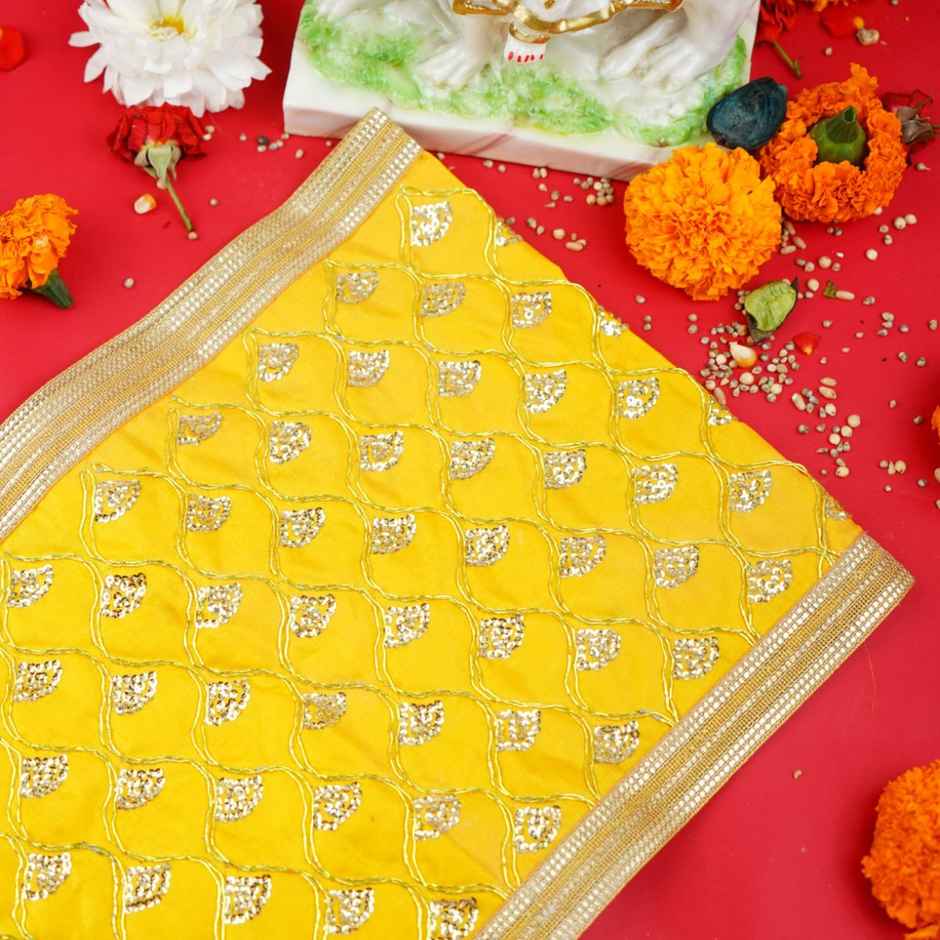 ServDharm Mata Chunri - Yellow