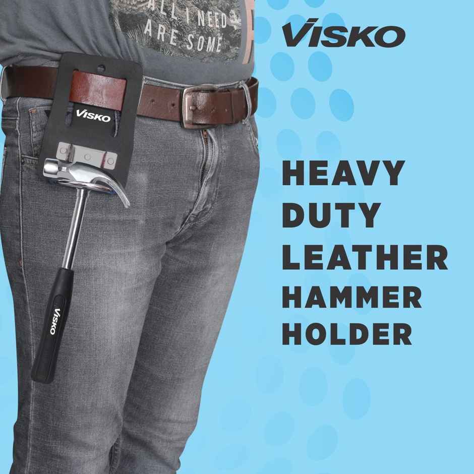 Visko Vlb 017 Leather Hammer Holder Heavy Duty Leather Tool Holster | Number Of Pockets - 1