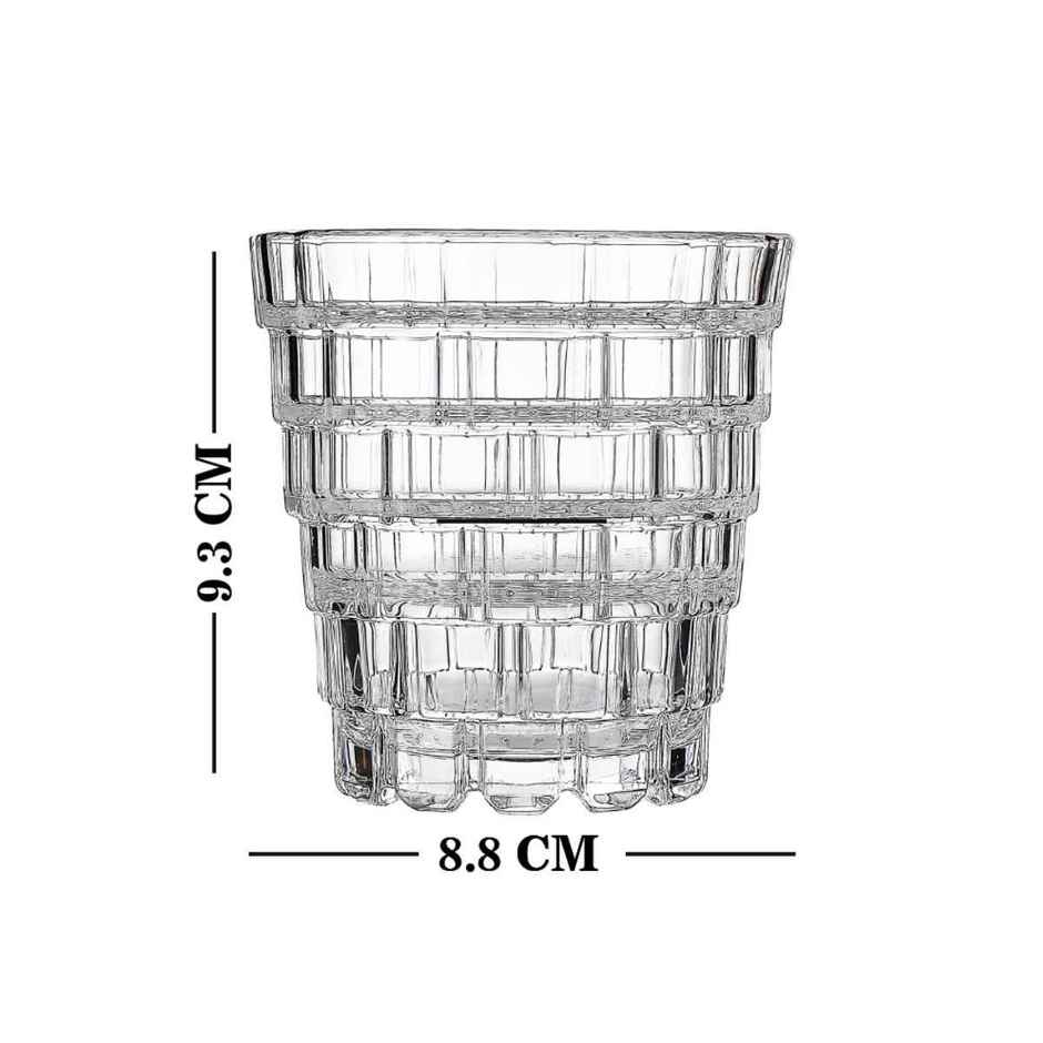 Trix Whisky Glass | Set of 6 Piece | 330 ml | Sanjeev Kapoor