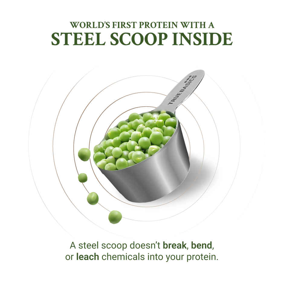 TrueBasics Clean Plant Protein Powder Brown Rice + Pea Protein (Chocolate)