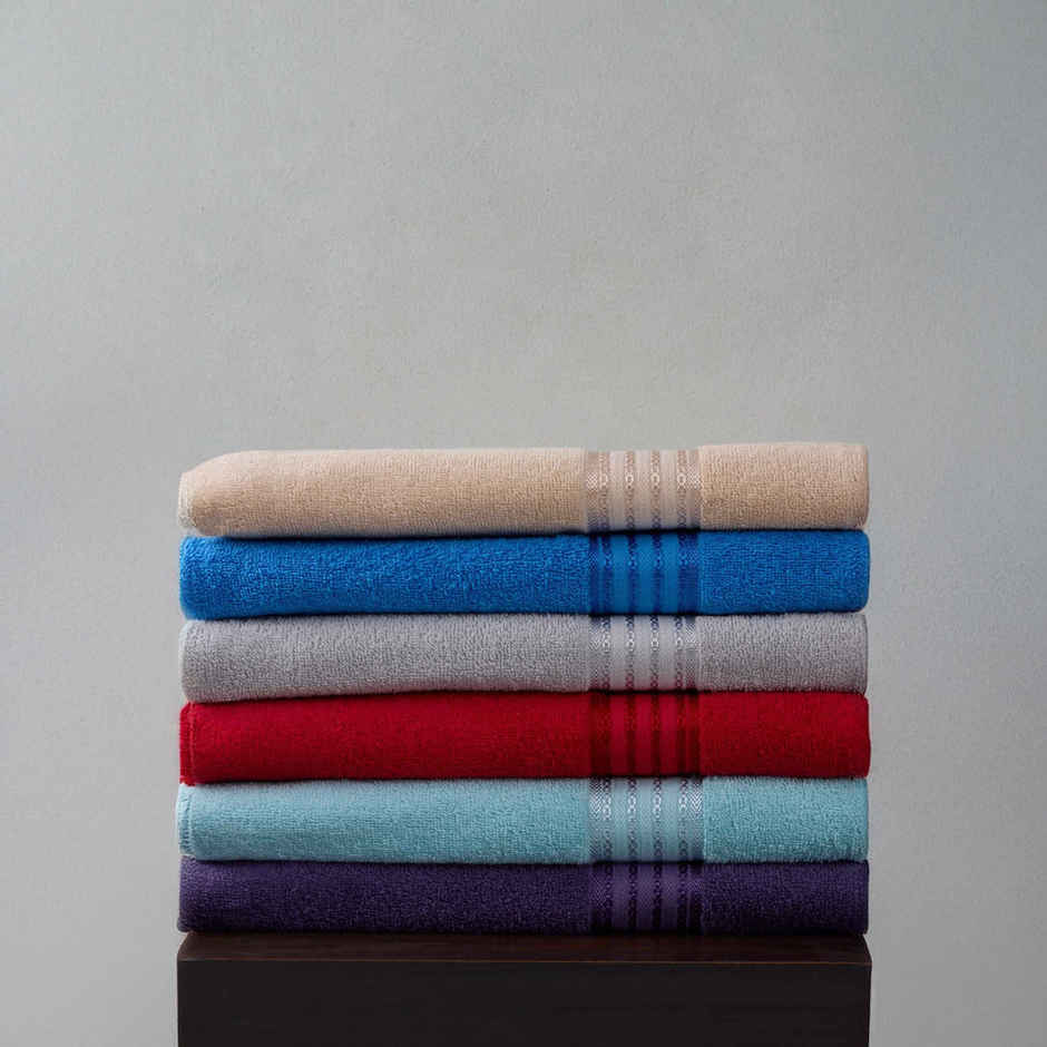 Himeya Quick Dry 380 GSM Cotton Bath Towel | Spanish Red