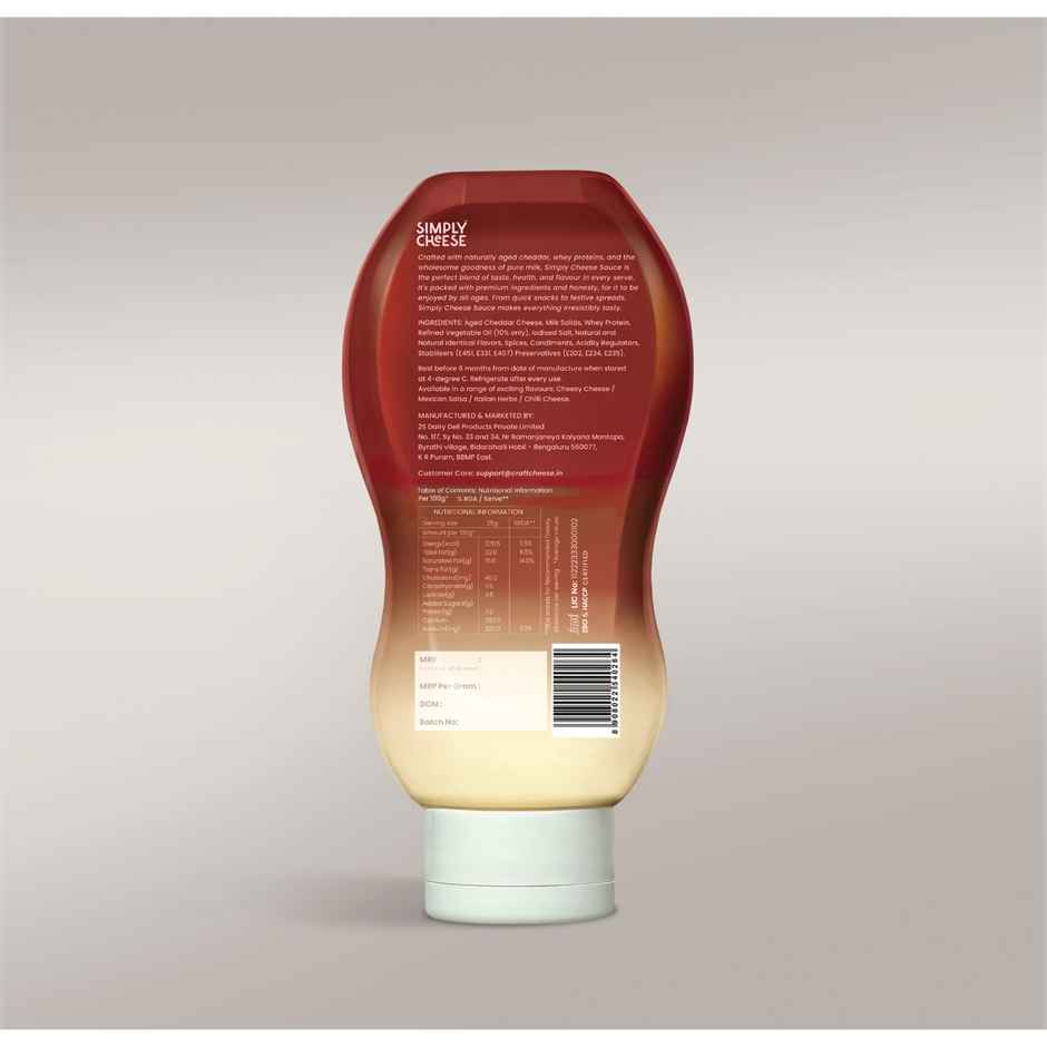 Simply Cheese Maxican Salsa Sauce