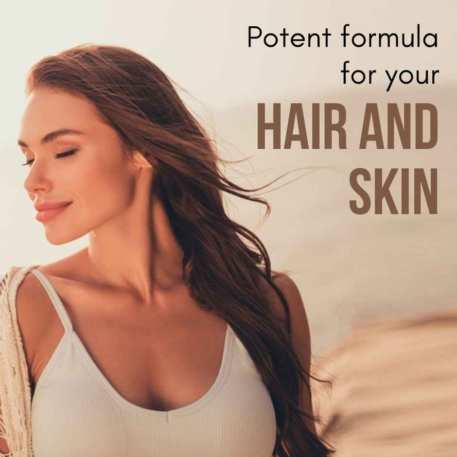 Pure Nutrition Biotin 60 Tablets | Hair, Skin & Nail Support with Moringa, Bamboo & Sesbania