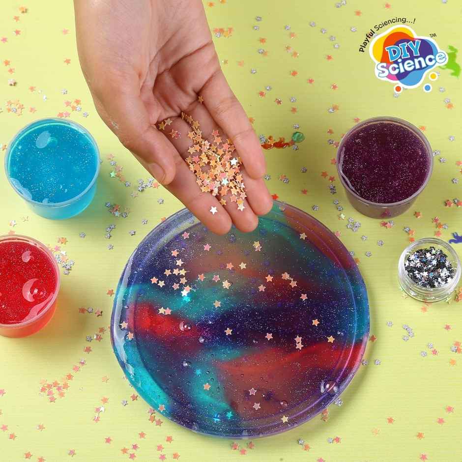 DIY Science Galaxy Glitter Slime Kit