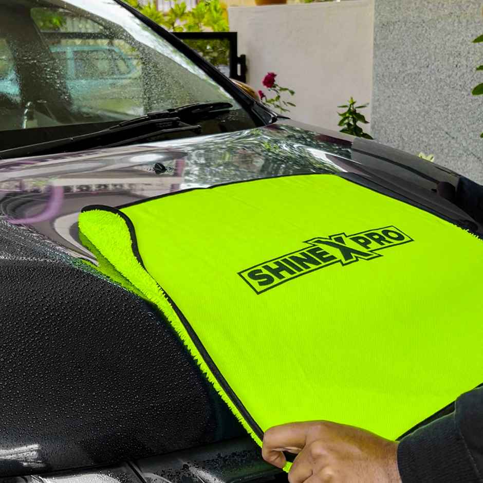 ShineXPro Microfiber Car Cleaning Cloth - 600 GSM | 50 x 60 cm