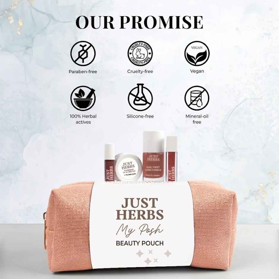 Just Herbs My Posh Beauty Kit | 3 in 1 Everyday Essential