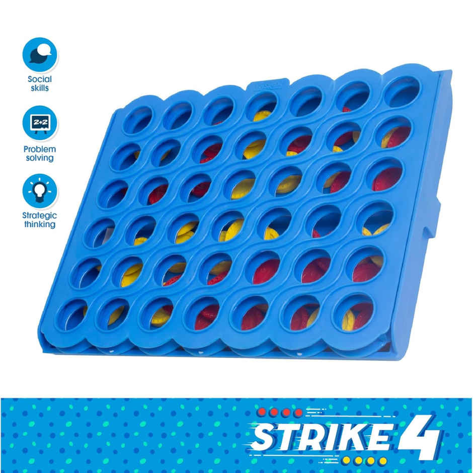 Funskool Strike 4 Classic Disc Dropping Game | Board Game | 2 Players| 6+ Years