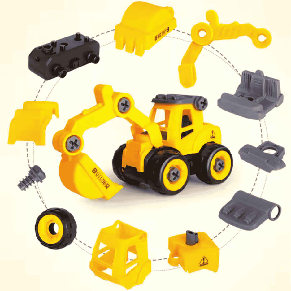 Toytales Construction Vehicle Toys Set |Color May Vary