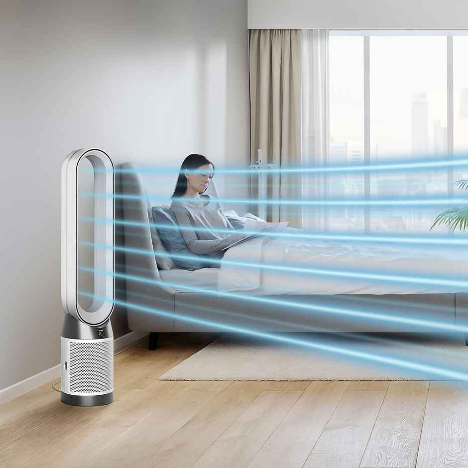 Dyson Air Purifier TP10 454849-01 Cool Gen1, Covers 600 Sq. Ft, Advanced HEPA H13 filtration, Removes 99.95% of allergens & pollutants as small as PM 0.1, Remote Control - White