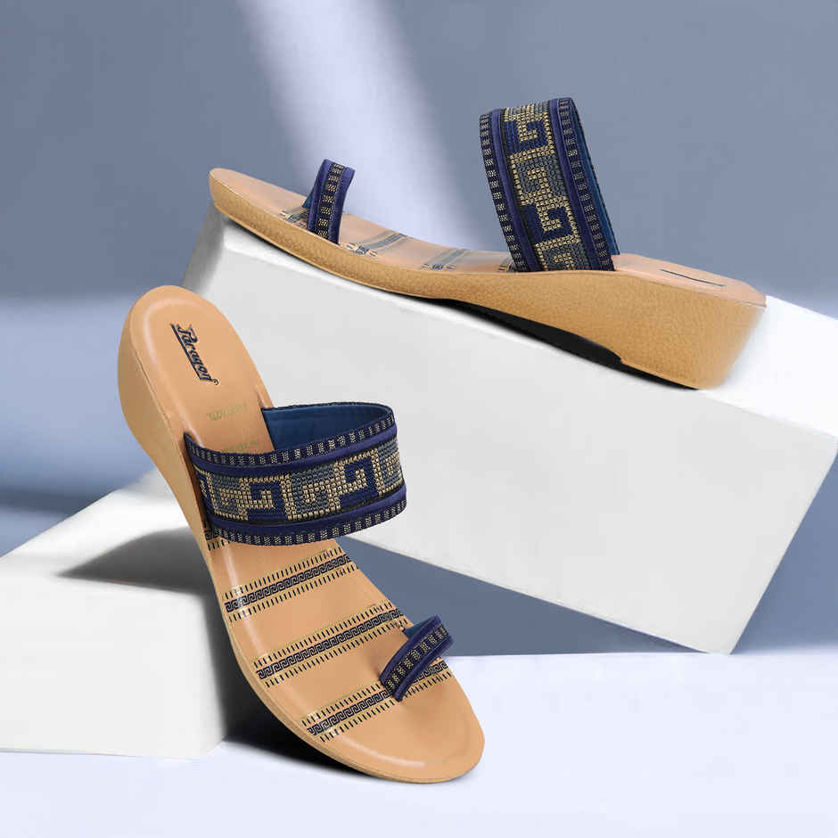 Paragon Women's Blue Pu Sandals PUK7027L UK 8