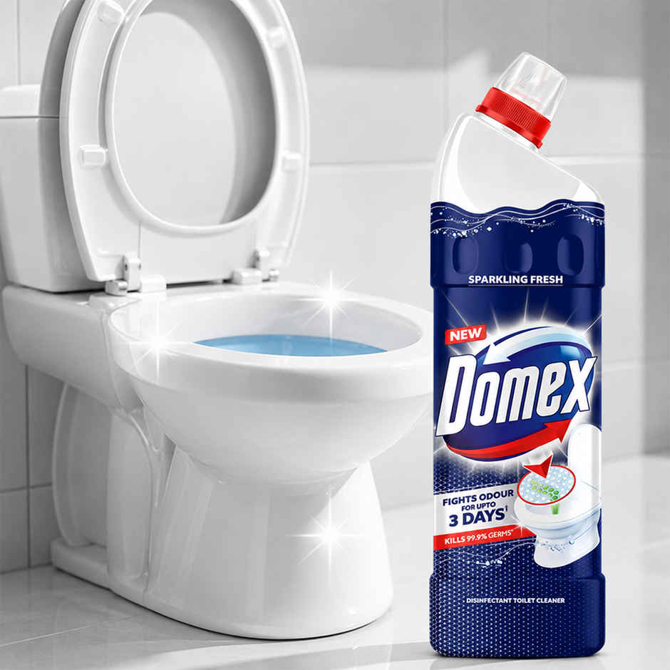 Domex Sparkling Fresh Toilet Cleaner | Fights Odour for Upto 3 Days
