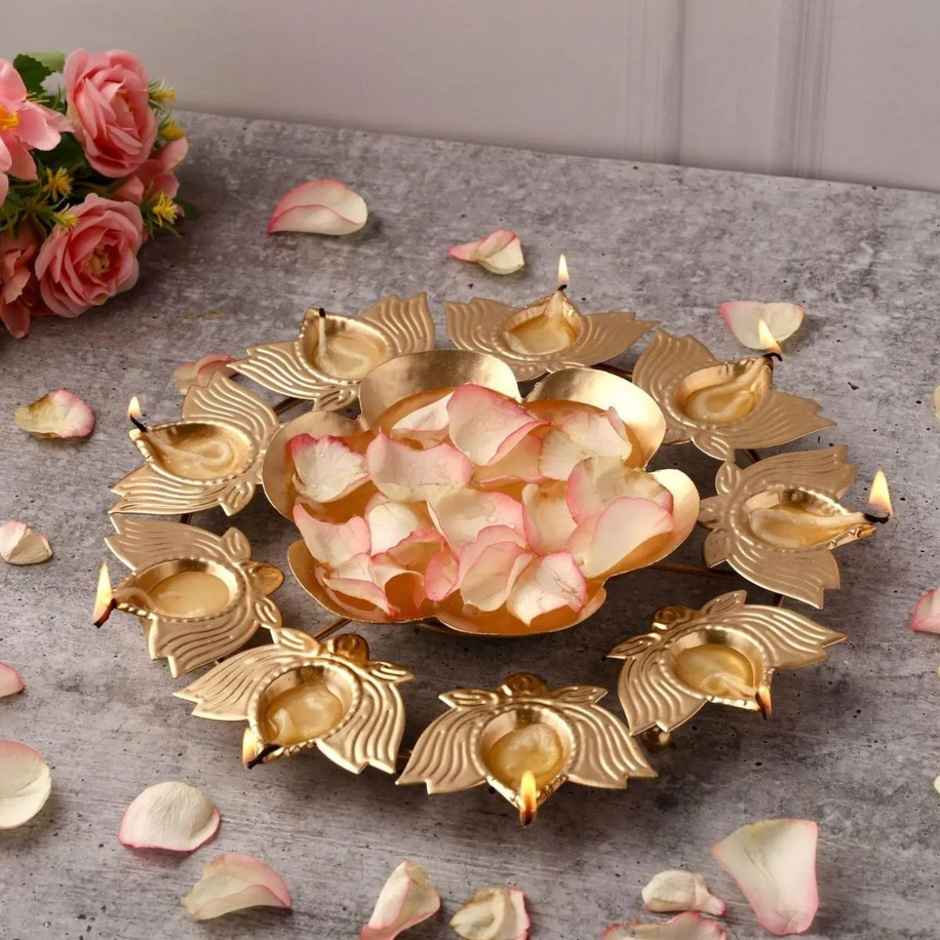 Lotus Diya Urli Bowl | Urban Born