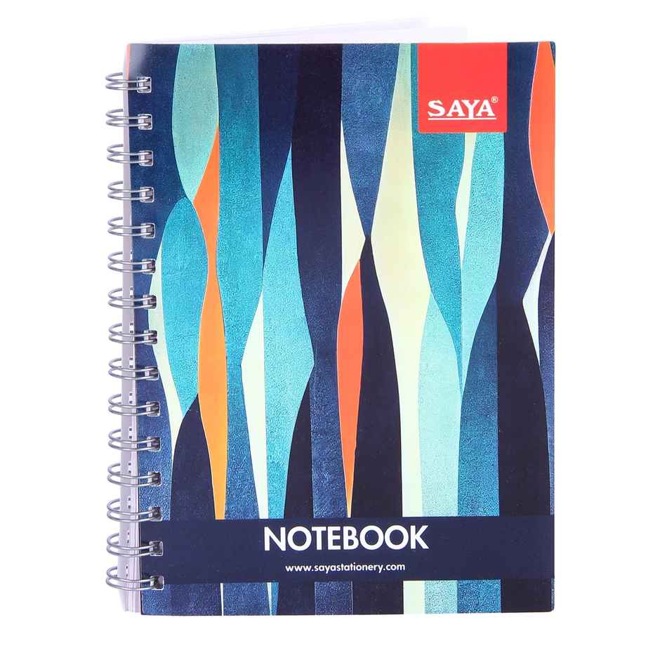 Premium A5 Spiral Notebook with Printed PP Cover, 160 Pages, Wire Binding | Assorted