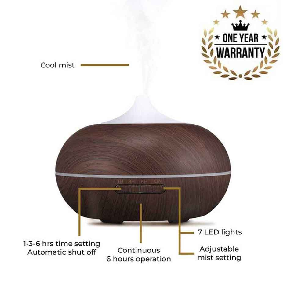 EKAM Aroma Diffuser YX-025| Ultrasonic Aromatherapy For Home & Office | 6H Continuous Operation