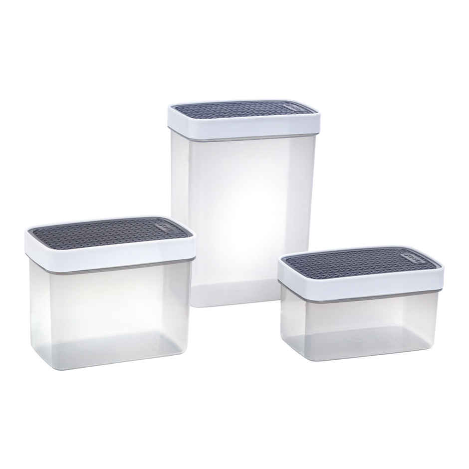 Joyo Vacu Fresh Rectangle Container (3 Pcs Set) (201,202,203) Tr Pl