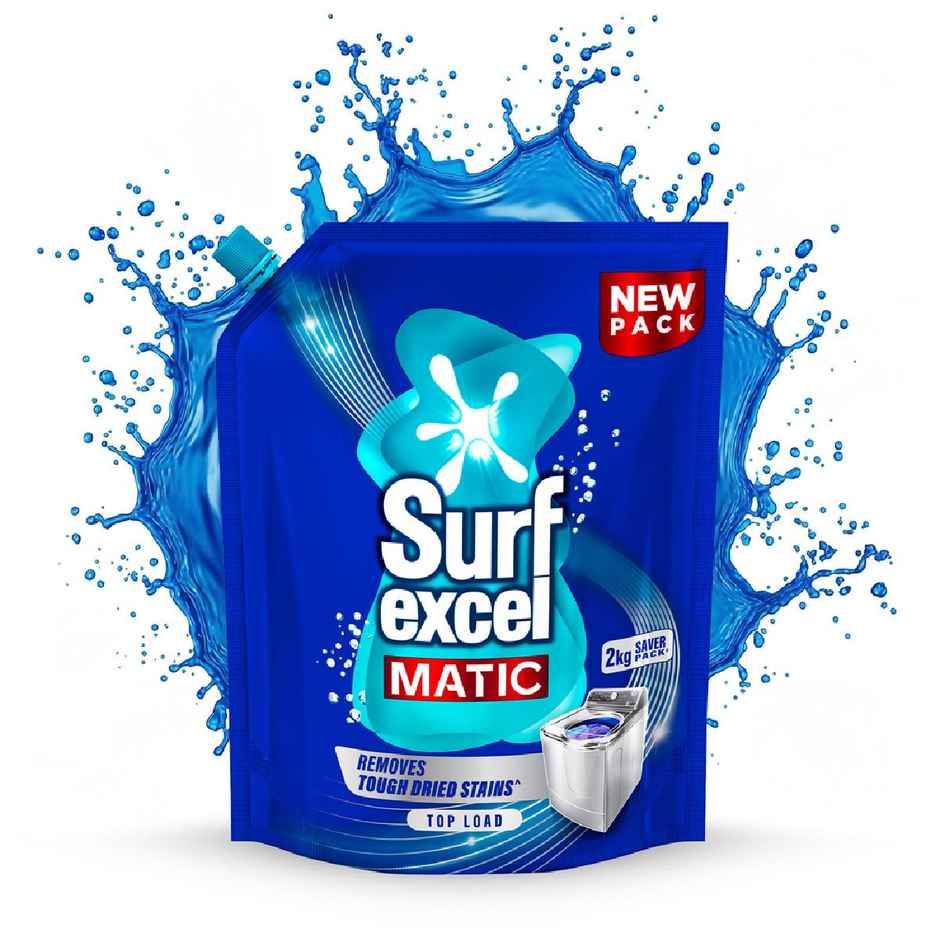 Surf Excel Matic Top Load Detergent Liquid Refill | Tough Dried Stain Removal