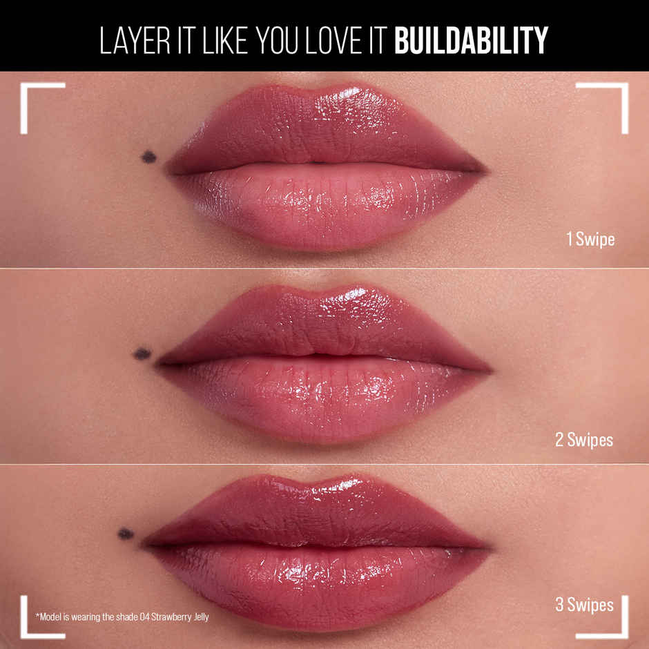 Staze Y.U.M.M.Y Gloss + Tint + Balm SPF 15  | Glossy Finish | 05 Double Espresso | 2 gm