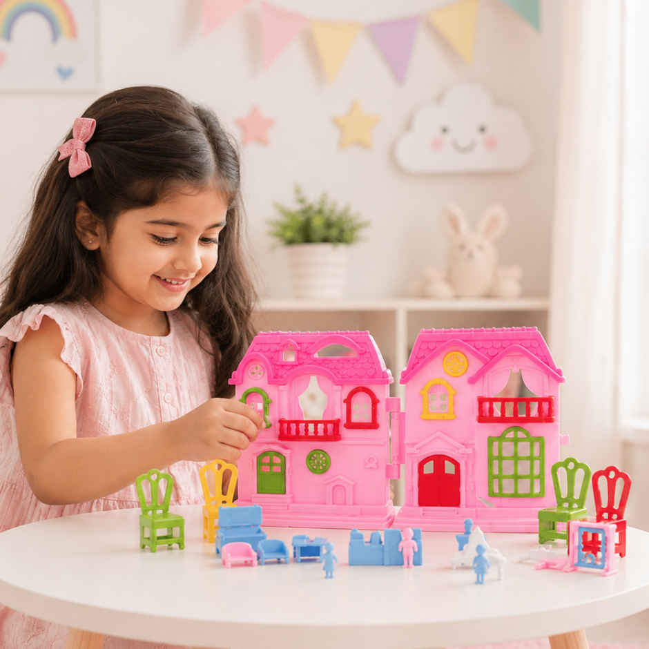 Toytales Little Doll House Set - Assorted|For Kids|For Girls|Gift For Girls | Birthday Gift