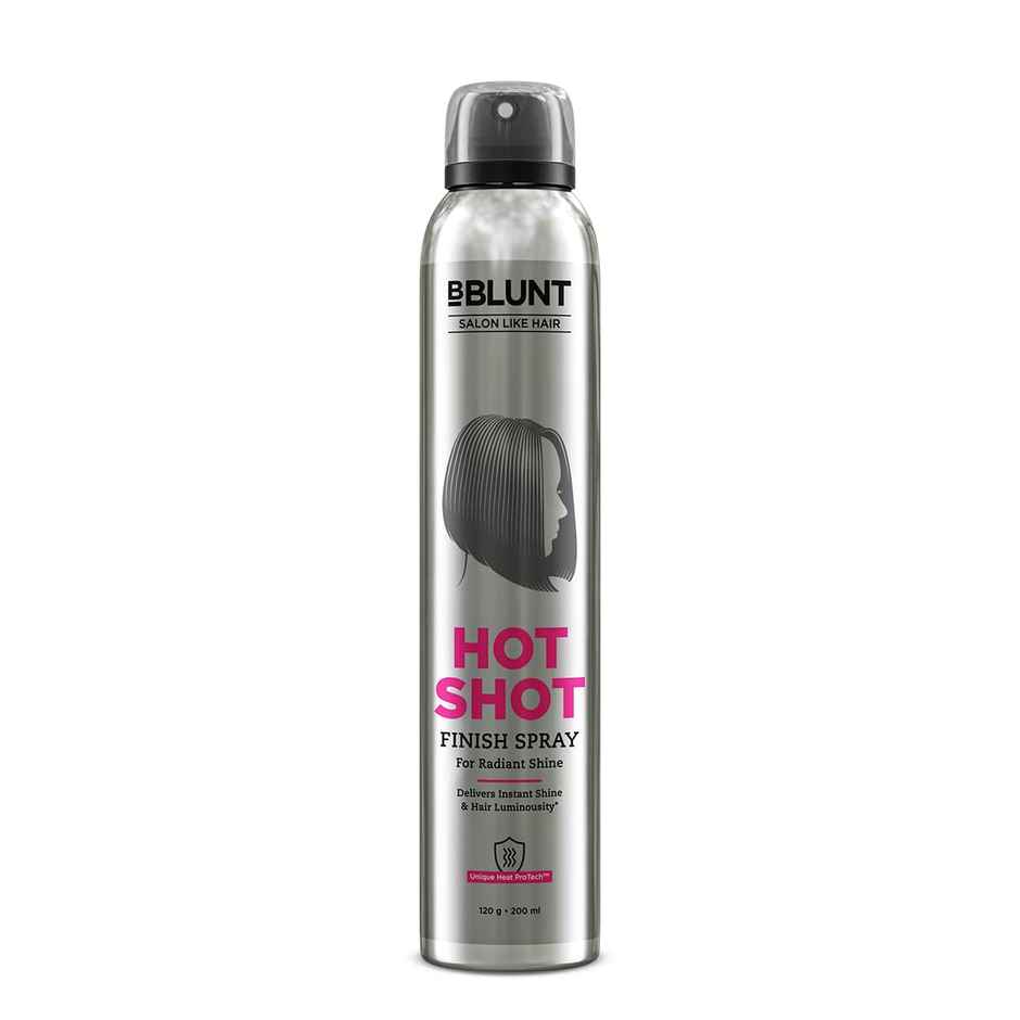 Bblunt Hotshot Finish Spray Delivers Radiant Salon-like Hair