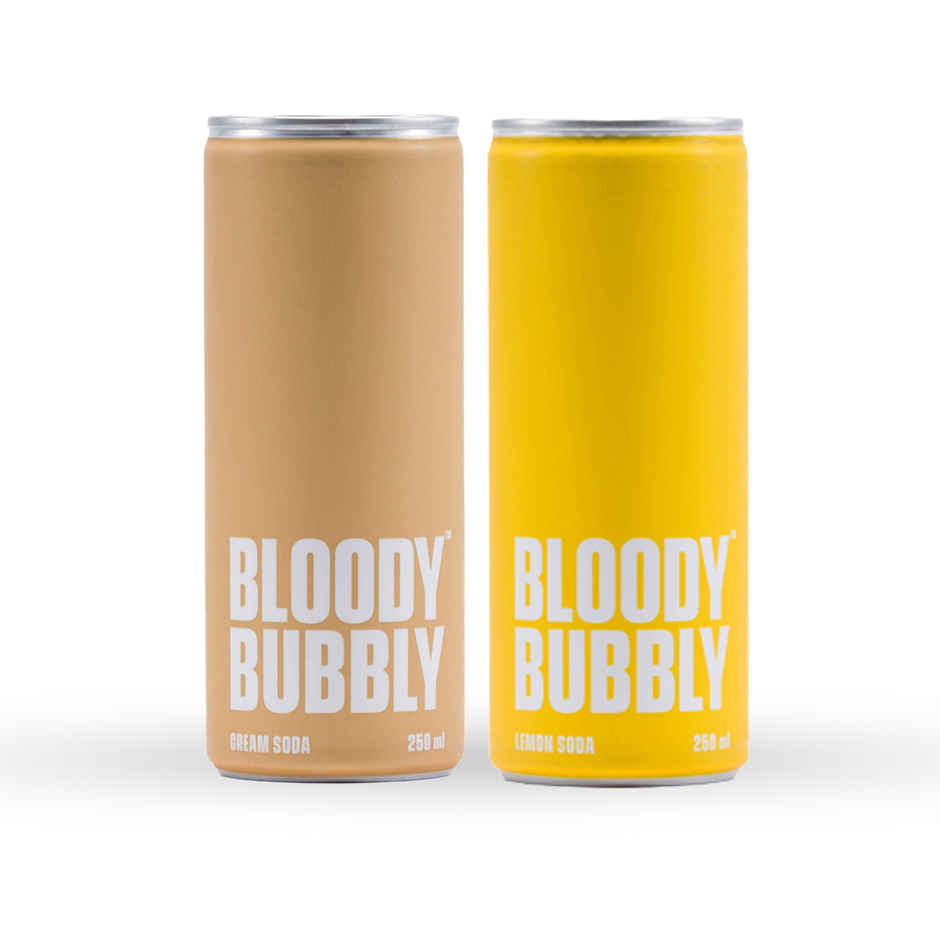 Bloody Bubbly Cream Soda (250ml) & Bloody Bubbly Lemon Soda (250ml) Combo