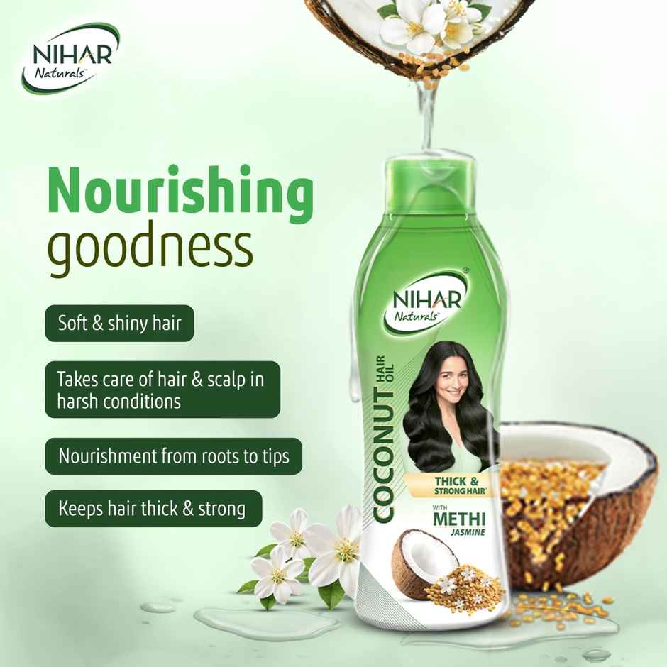 Nihar Naturals Hair Oil Jasmine Fragrance