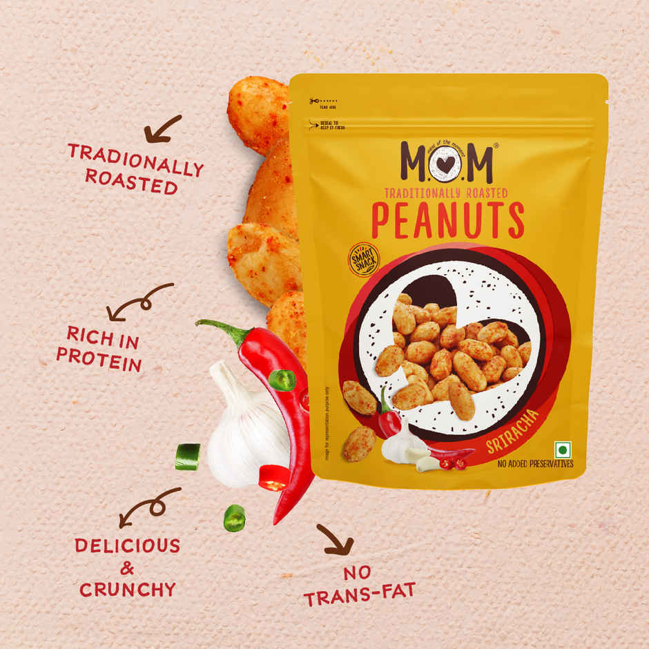 MOM Sriracha Roasted Peanuts