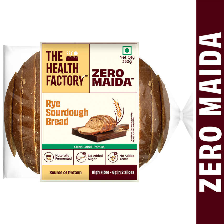 The Health Factory Zero Maida Rye Sourdough | Clean Label
