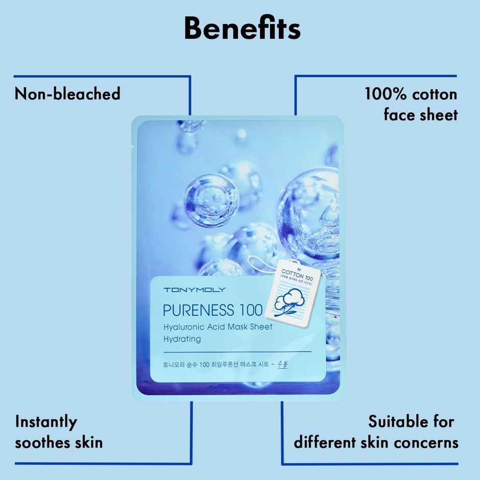 Tonymoly Pureness 100 Hyaluronic Sheet Mask