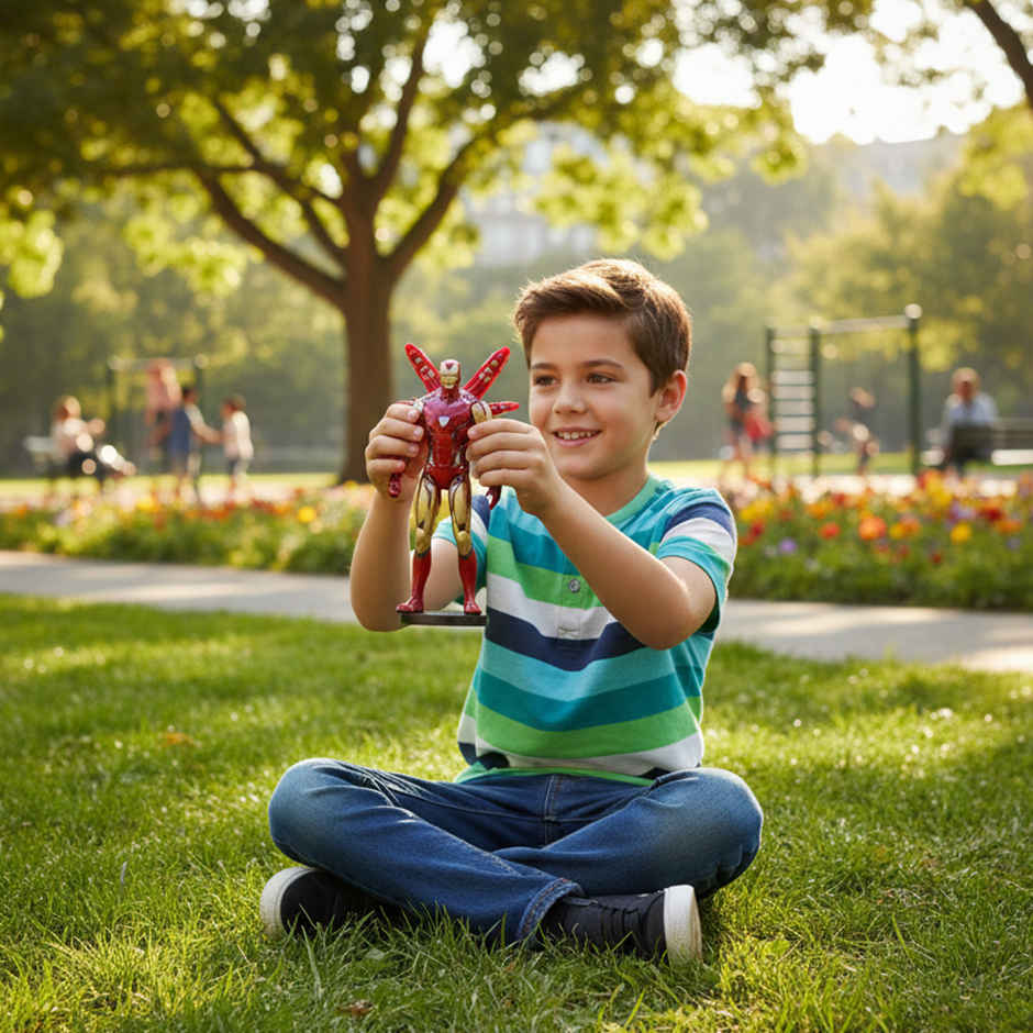 Striders Licensed Iron Man Action Figure Toy | 4 inch