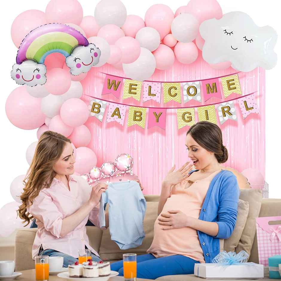 Party Propz Welcome Baby Decoration - Pack Of 47