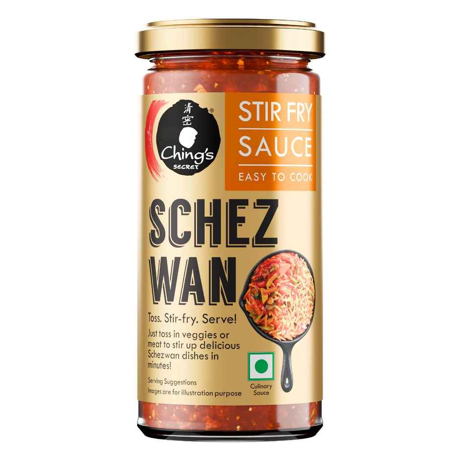 Ching's Premium Schezwan Stir Fry Sauce, Ready to Cook Sauce, No Added Colour, No MSG