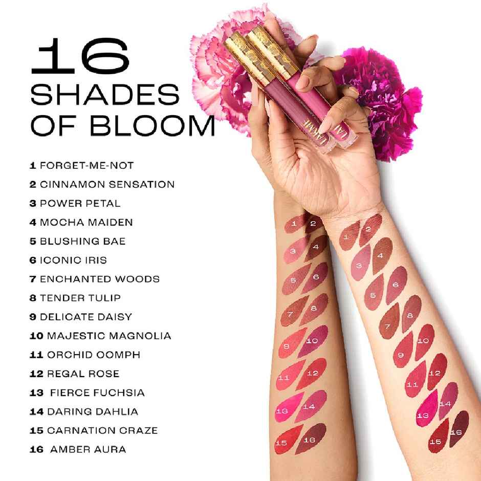 Lakme Rouge Bloom Matte Lip Liquid Regal Rose 102