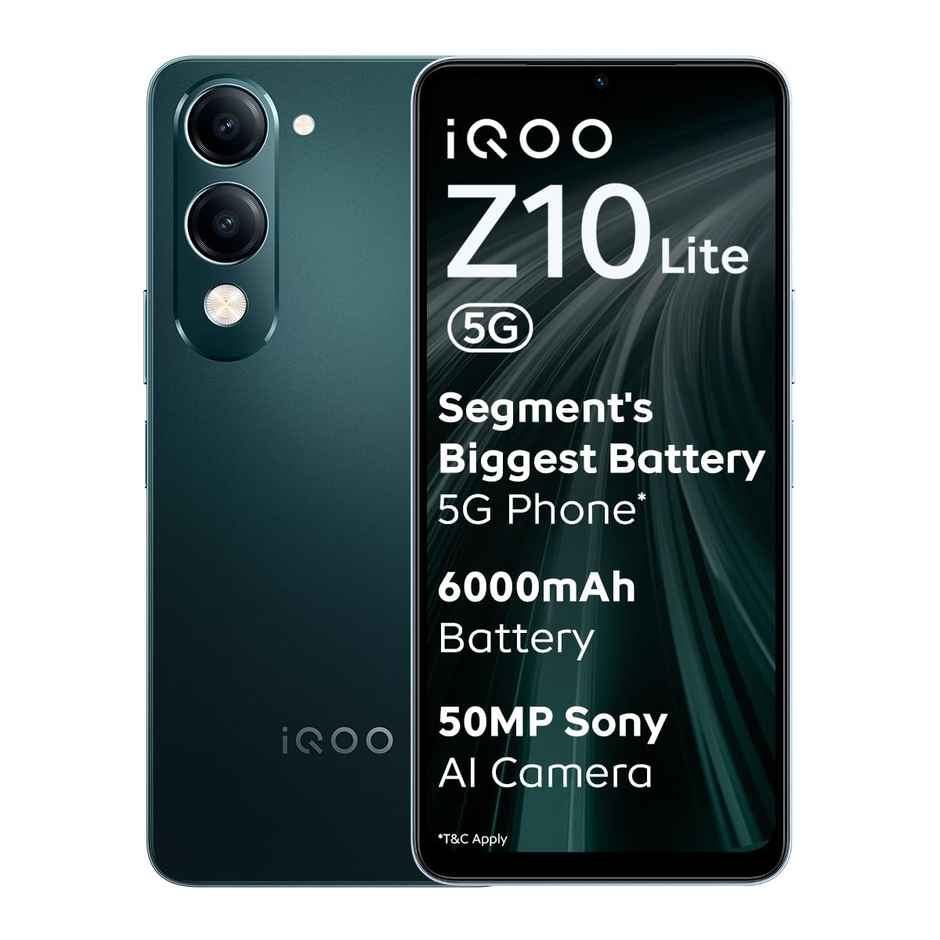 Iqoo Z10 Lite 5G | 4GB RAM | 128GB Storage | Cyber Green