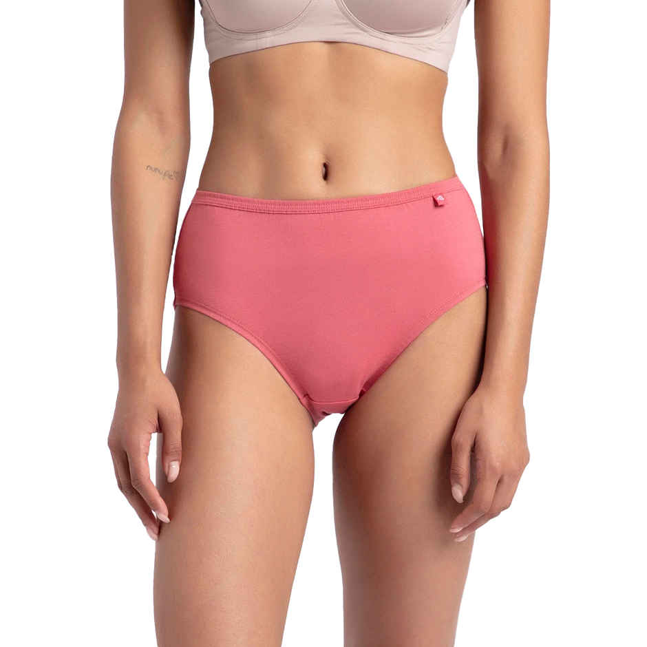 Jockey 1406 Women's Super Combed Cotton Underwear Mid Waist Hipster Panty|PO3 | Multicolor Dark assorted-M