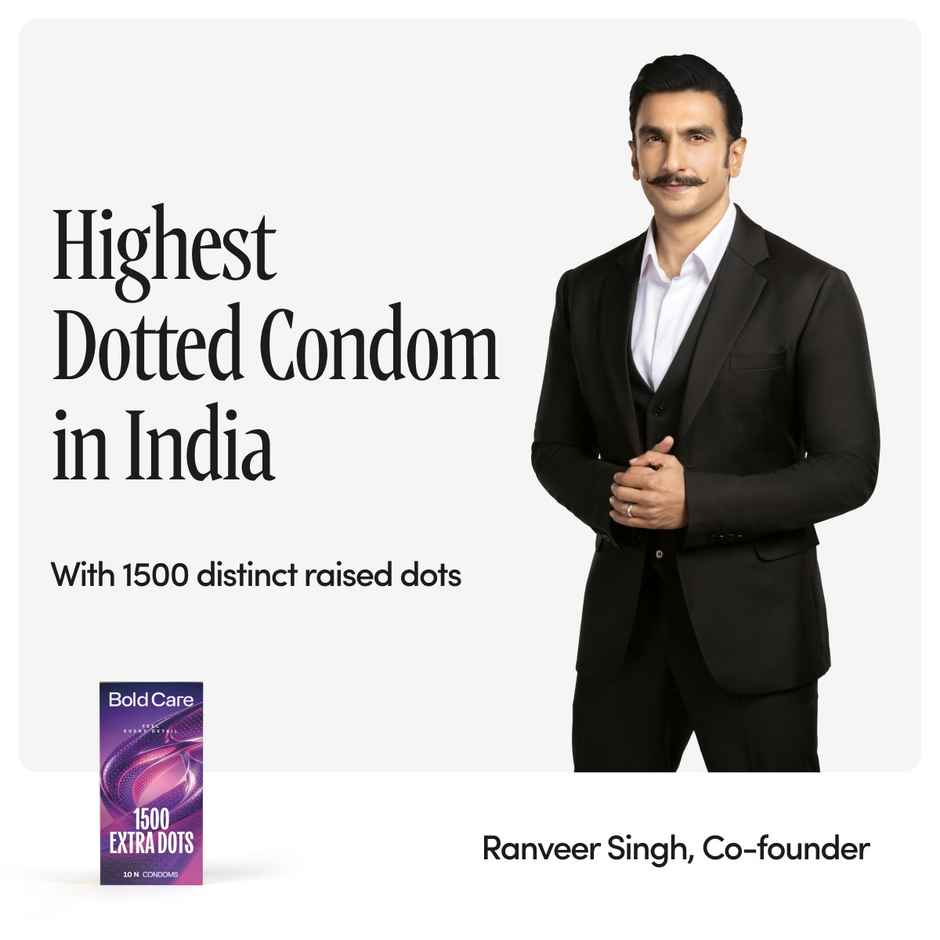 Bold Care Extra Dotted Condom - 1500 Raised Dots Combo