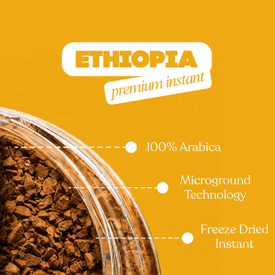 Toffee Coffee Roasters Ethiopia Speciality Medium Roast Organic Instant Coffee