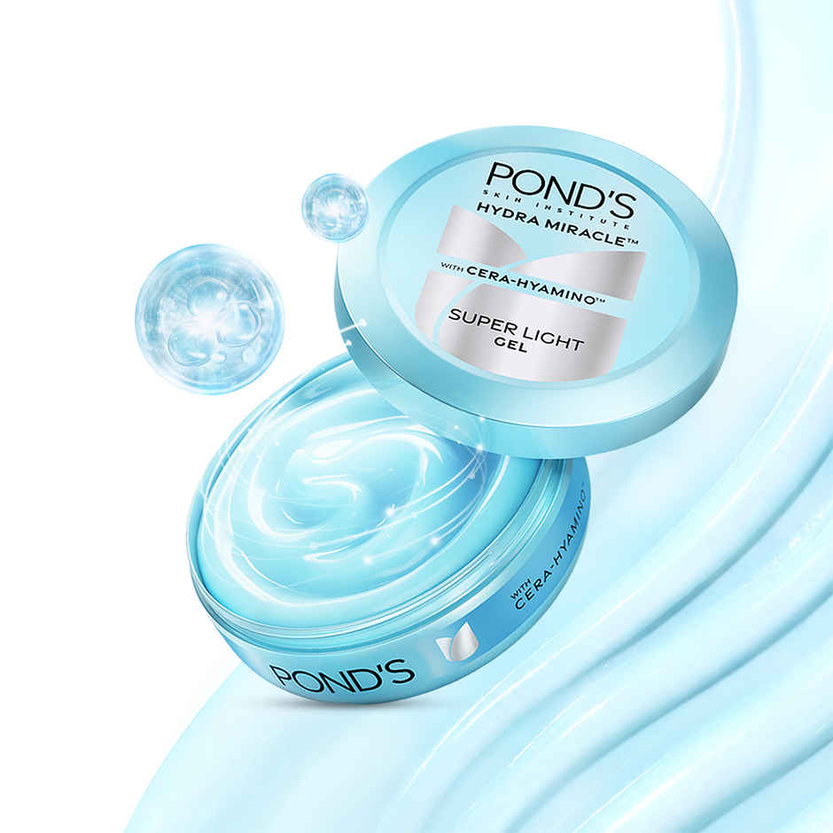 Pond's  Super Light Gel Oil-Free Moisturizer With Cera-Hyamino - 300 G