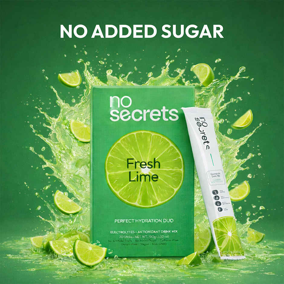 No Secrets Perfect Hydration Duo Electrolytes & Antioxidants Fresh Lime