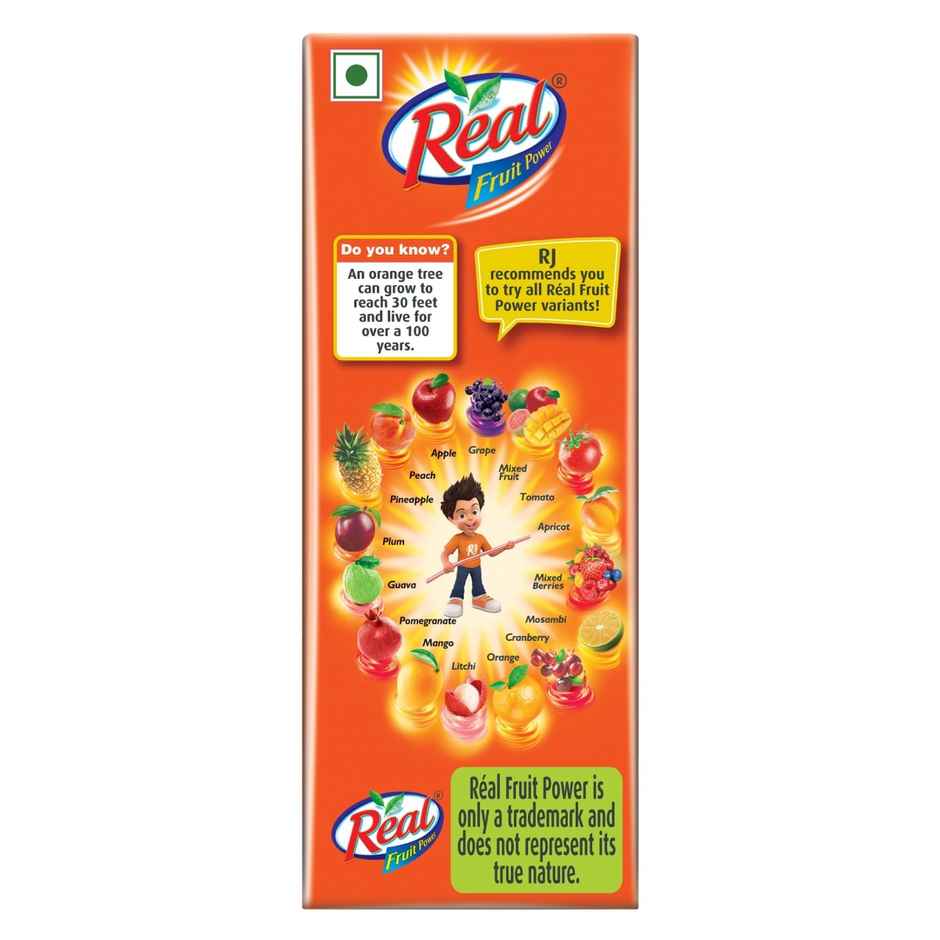 Blueberry Imported(125gms) & Real Fruit Power Orange Juice(180ml) Combo