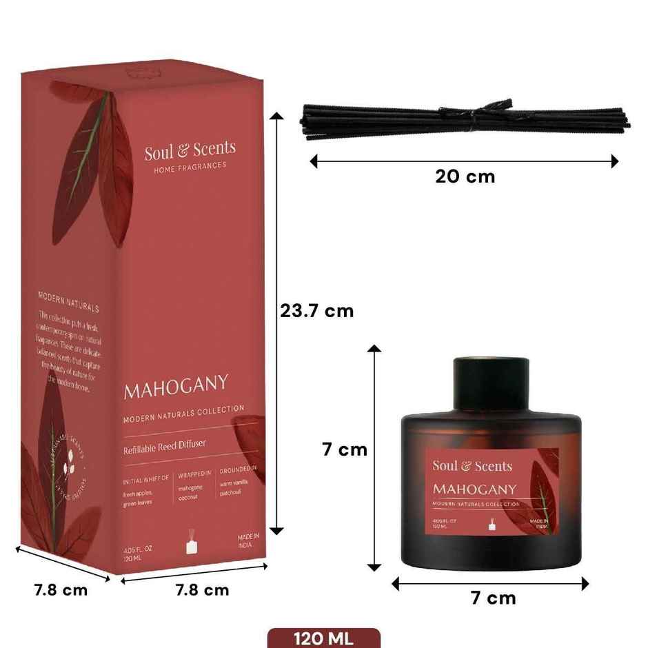 Soul & Scents Mahogany Reed Diffuser