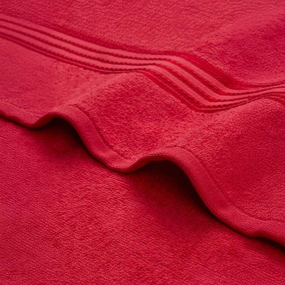 Himeya Quick Dry 380 GSM Cotton Bath Towel | Spanish Red