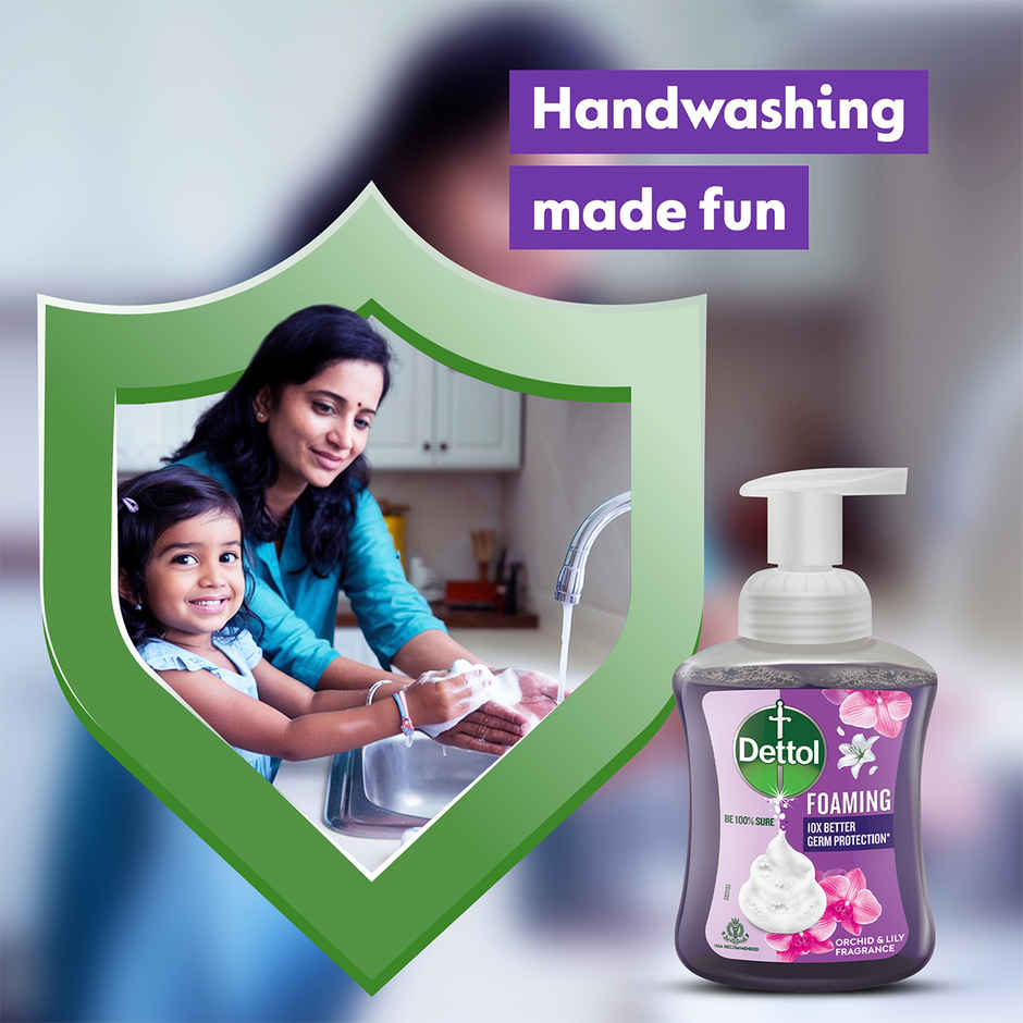 Dettol Orchid and Lily Fragrance Foaming Handwash