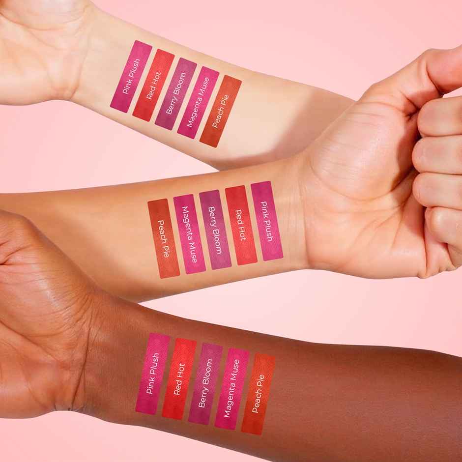 Just Herbs Peach Born To Blush Long Stay Dewy Stick With Shea For Eyes Cheeks And Lips