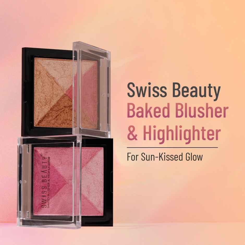 Swiss Beauty Baked Blusher & Highlighter - 05