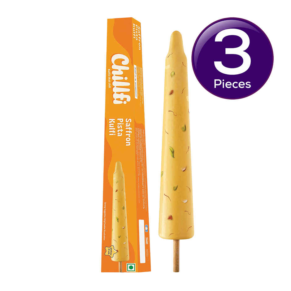 Hocco Saffron Pista Tillewali Kulfi Ice Cream Stick Combo