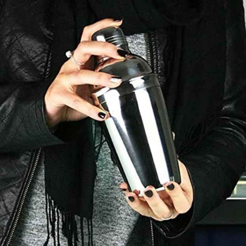 Bar Box Cocktail Shaker Martini Shaker Leak Proof Built-In Strainer 18/8 Stainless Steel | 500 ml
