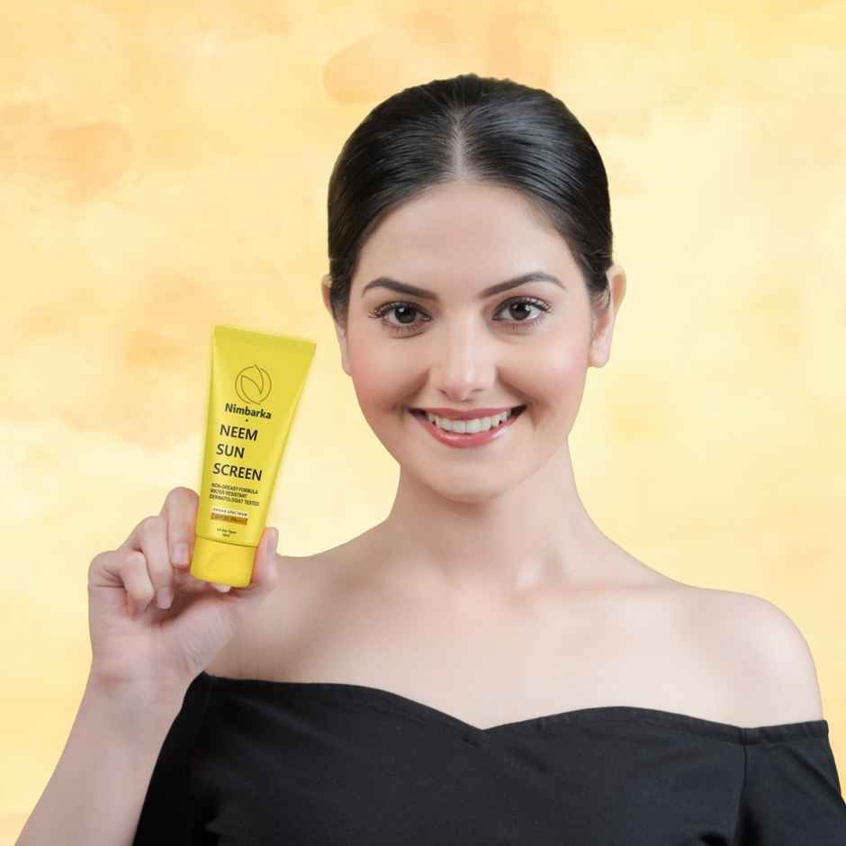 Nimbarka Neem Sunscreen SPF 30 PA+++ Broad Spectrum Uv Protection Non-Greasy & Lightweight Formula