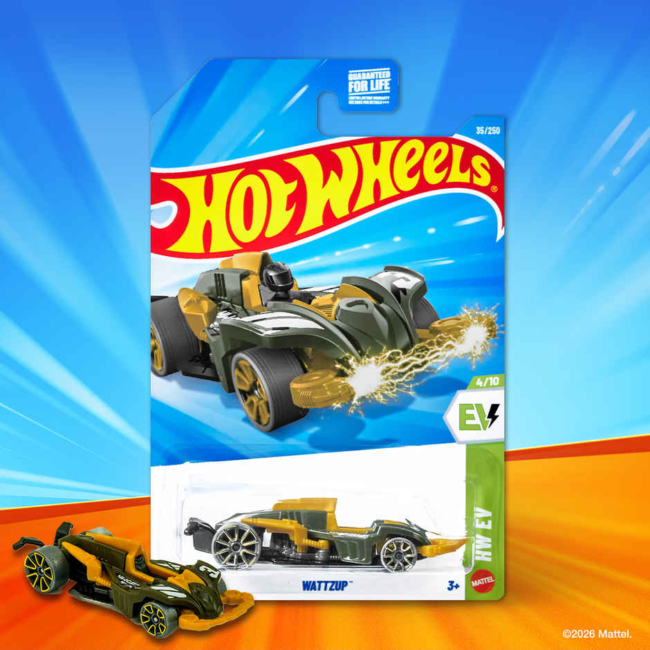 Hot Wheels Worldwide Basic Car | HW Wattzup | Toy Car for Kids & Collectors