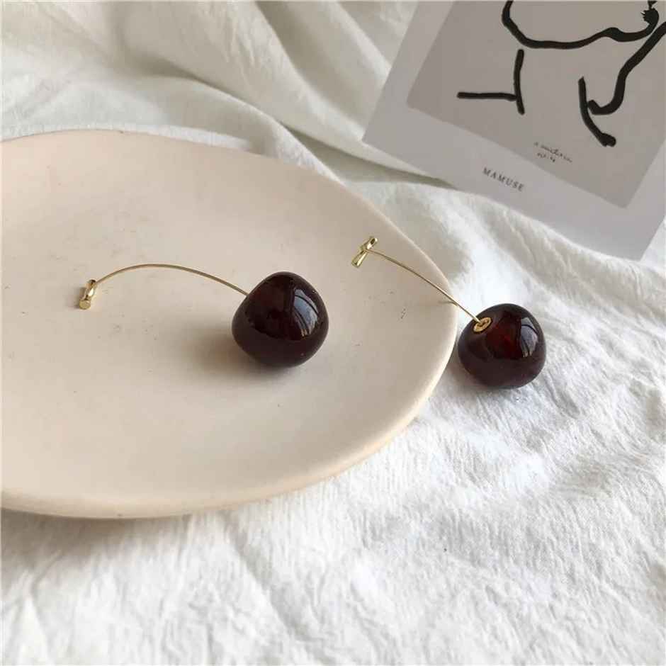 Fashion Frill Women's Cherry Earings Cherry Onesize